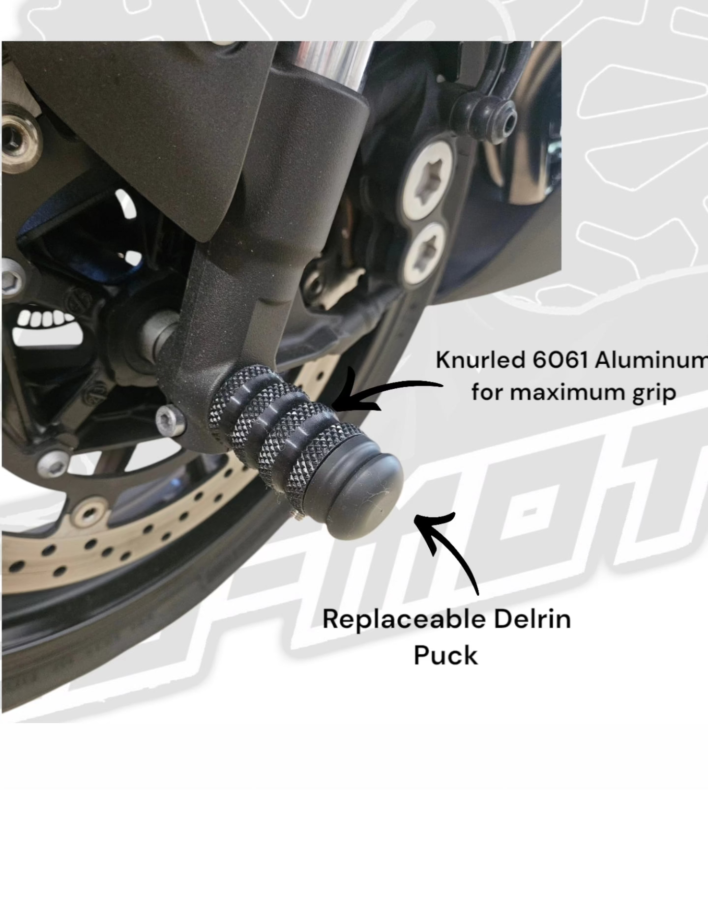 MT07 2025 & UP FRONT AXLE SLIDERS